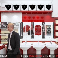 Thiết kế cửa hàng thiết bị vệ sinh Nam Dương tại KĐT Văn Phú, Hà Đông, HN